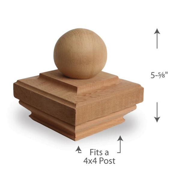 Mr. Spindle, Inc. — 4" Post Caps — 1.800.487.9663